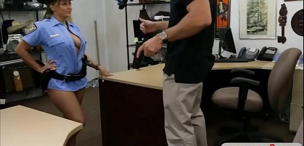  Latin police officer railed by pawn man at the pawnshop